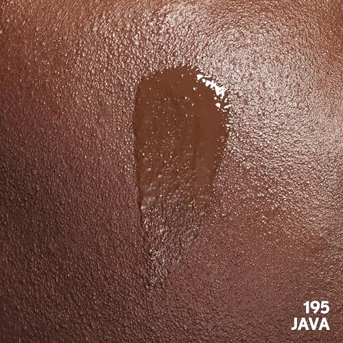 COVERGIRL Clean Invisible Foundation Makeup, Dewy & Glowy Natural Finish, Buildable Coverage, Skin-Like Smooth Look, Vegan, Java, 1oz