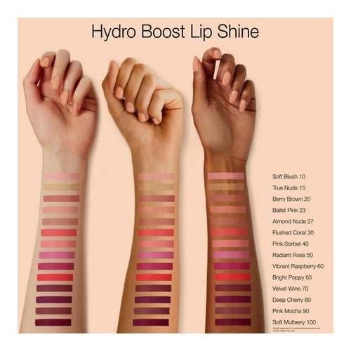 Neutrogena Hydro Boost Moisturizing Lip Gloss, 40 Pink Sorbet, 0.1 oz