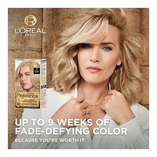 L'Oreal Paris Superior Preference Permanent, Cool Blonde Hair Color 1.0EA