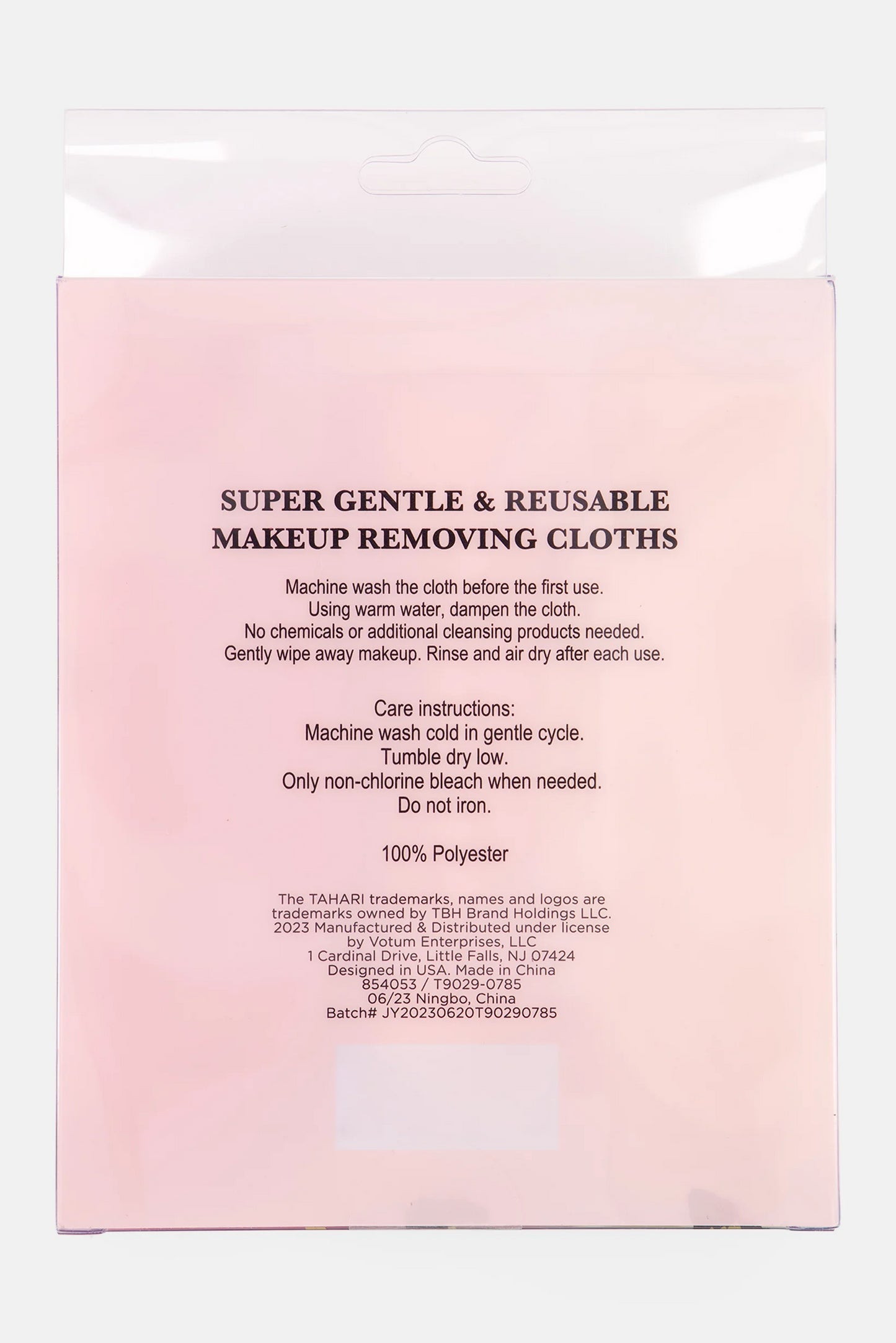Tahari 3-Piece Reusable Makeup Remover Cloths - Fast Drying Washcloth - Face Towels for Women