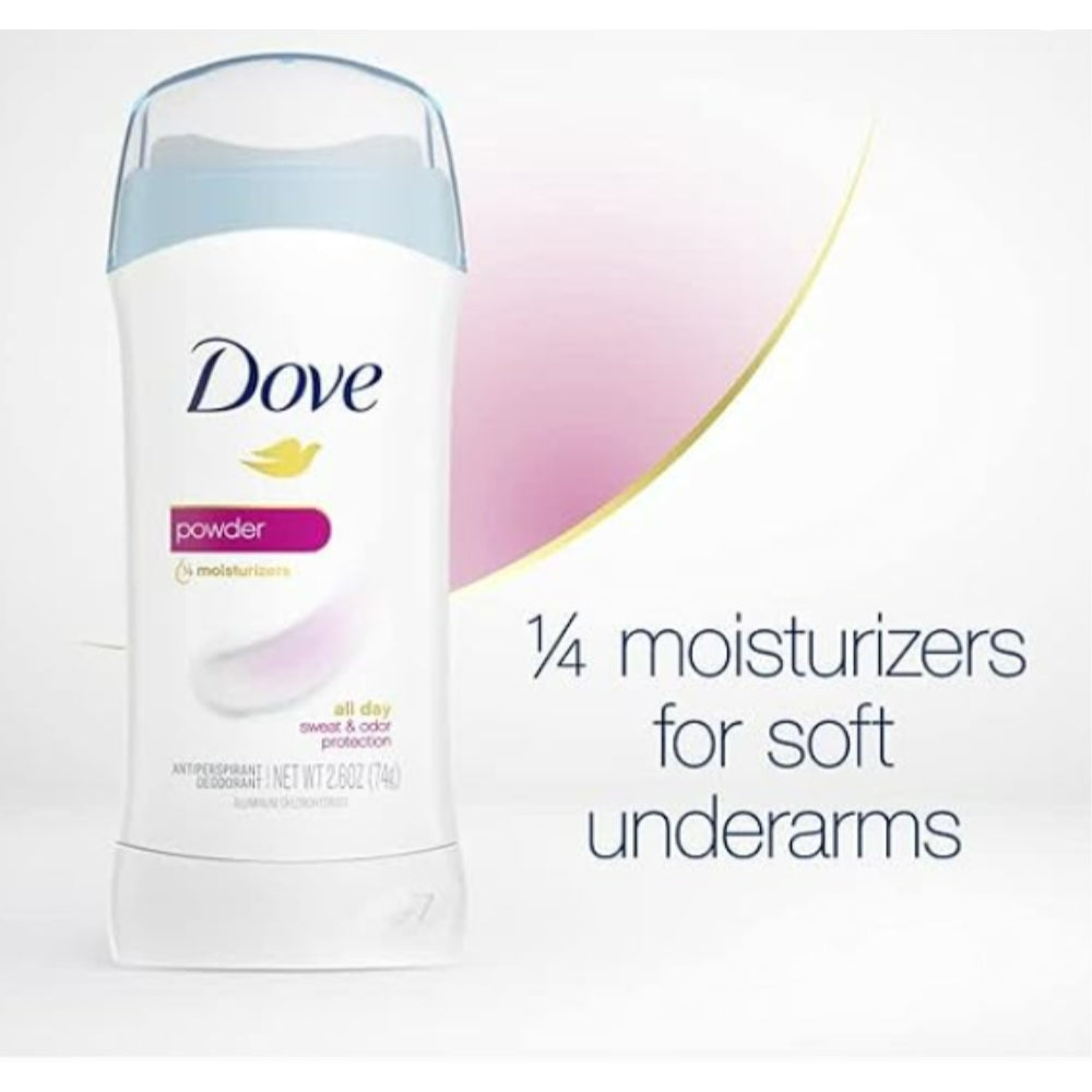 Dove Powder Invisible Solid Antiperspirant Deodorant 2.6oz
