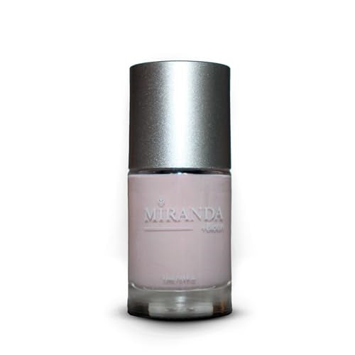 Miranda Beauty: Superfood-Infused Vegan Nail Polish for Healthy, Beautiful Nails, 21-free, Biotin-infused, Cruelty Free - LOTUS - 0.40 fl oz