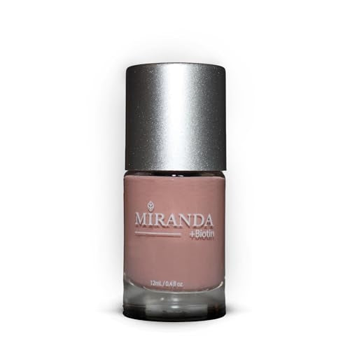 Miranda Beauty: Superfood-Infused Vegan Nail Polish for Healthy, Beautiful Nails, 21-free, Biotin-infused, Cruelty Free - HARMONY - 0.40 fl oz