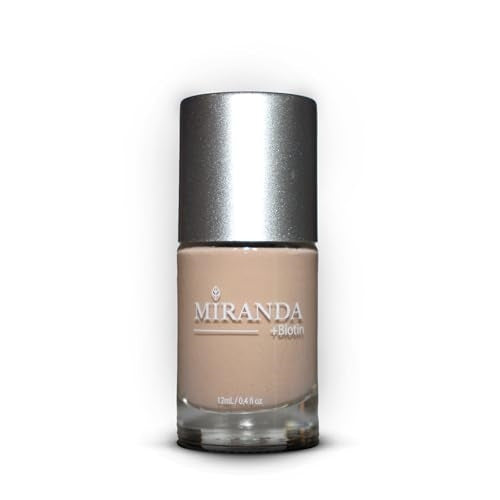 Miranda Beauty: Superfood-Infused Vegan Nail Polish for Healthy, Beautiful Nails, 21-free, Biotin-infused, Cruelty Free - MAGNOLIA - 0.40 fl oz