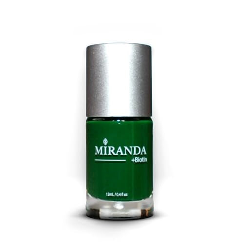Miranda Beauty: Superfood-Infused Vegan Nail Polish for Healthy, Beautiful Nails, 21-free, Biotin-infused, Cruelty Free - CLOVER - 0.40 fl oz