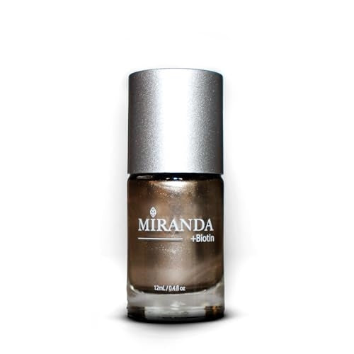 Miranda Beauty: Superfood-Infused Vegan Nail Polish for Healthy, Beautiful Nails, 21-free, Biotin-infused, Cruelty Free - SNOW-IN-SUMMER- 0.40 fl oz