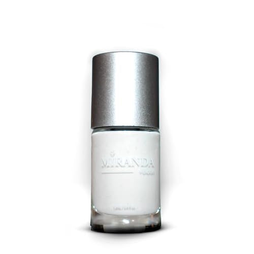 Miranda Beauty: Superfood-Infused Vegan Nail Polish for Healthy, Beautiful Nails, 21-free, Biotin-infused, Cruelty Free - JASMINE - 0.40 fl oz