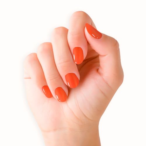 Miranda Beauty: Superfood-Infused Vegan Nail Polish for Healthy, Beautiful Nails, 21-free, Biotin-infused, Cruelty Free - POPPY - 0.40 fl oz