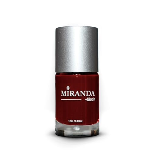 Miranda Beauty: Superfood-Infused Vegan Nail Polish for Healthy, Beautiful Nails, 21-free, Biotin-infused, Cruelty Free - ORCHID - 0.40 fl oz
