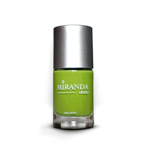 Miranda Beauty: Superfood-Infused Vegan Nail Polish for Healthy, Beautiful Nails, 21-free, Biotin-infused, Cruelty Free - AMARYLLIS - 0.40 fl oz