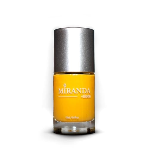 Miranda Beauty: Superfood-Infused Vegan Nail Polish for Healthy, Beautiful Nails, 21-free, Biotin-infused, Cruelty Free - DAISY - 0.40 fl oz