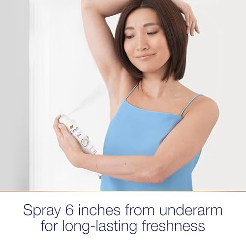 Dove 0% Aluminum Deodorant Spray Coconut & Pink Jasmine For 48 Hour Protection Aluminum Free Deodorant 4 oz