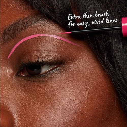 NYX PROFESSIONAL MAKEUP Vivid Brights Liquid Liner, Smear-Resistant Eyeliner with Precise Tip - On Red