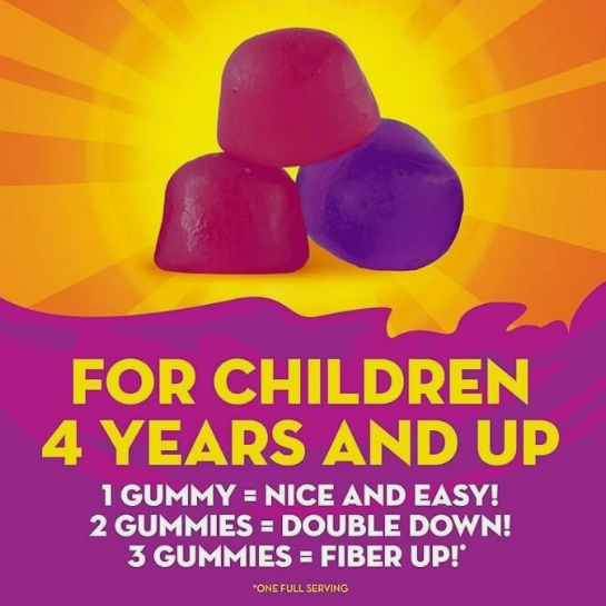 Metamucil Kids Fiber Supplement Gummies, Mixed Berry, 72 ct | No Sugar Added