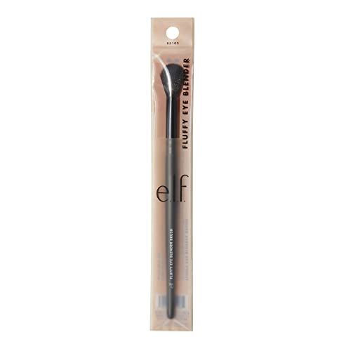 e.l.f. Fluffy Eye Blender Brush | Vegan Makeup Tool | Flawlessly Applies Eyeshadow & Sets Concealer (Pack of 2)