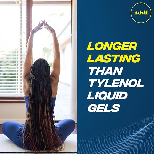Advil Liqui-Gels minis Pain Reliever and Fever Reducer, Pain Medicine for Adults with Ibuprofen 200mg for Pain Relief - 8 Liquid Filled Capsules
