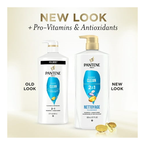 Pantene Pro-V Classic Clean 2in1 Shampoo and Conditioner, 27.7 oz