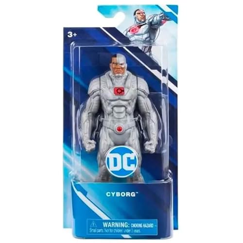 DC Comics Justice League 6 Inch Classic Action Figures Collectible Poseable (Cyborg)