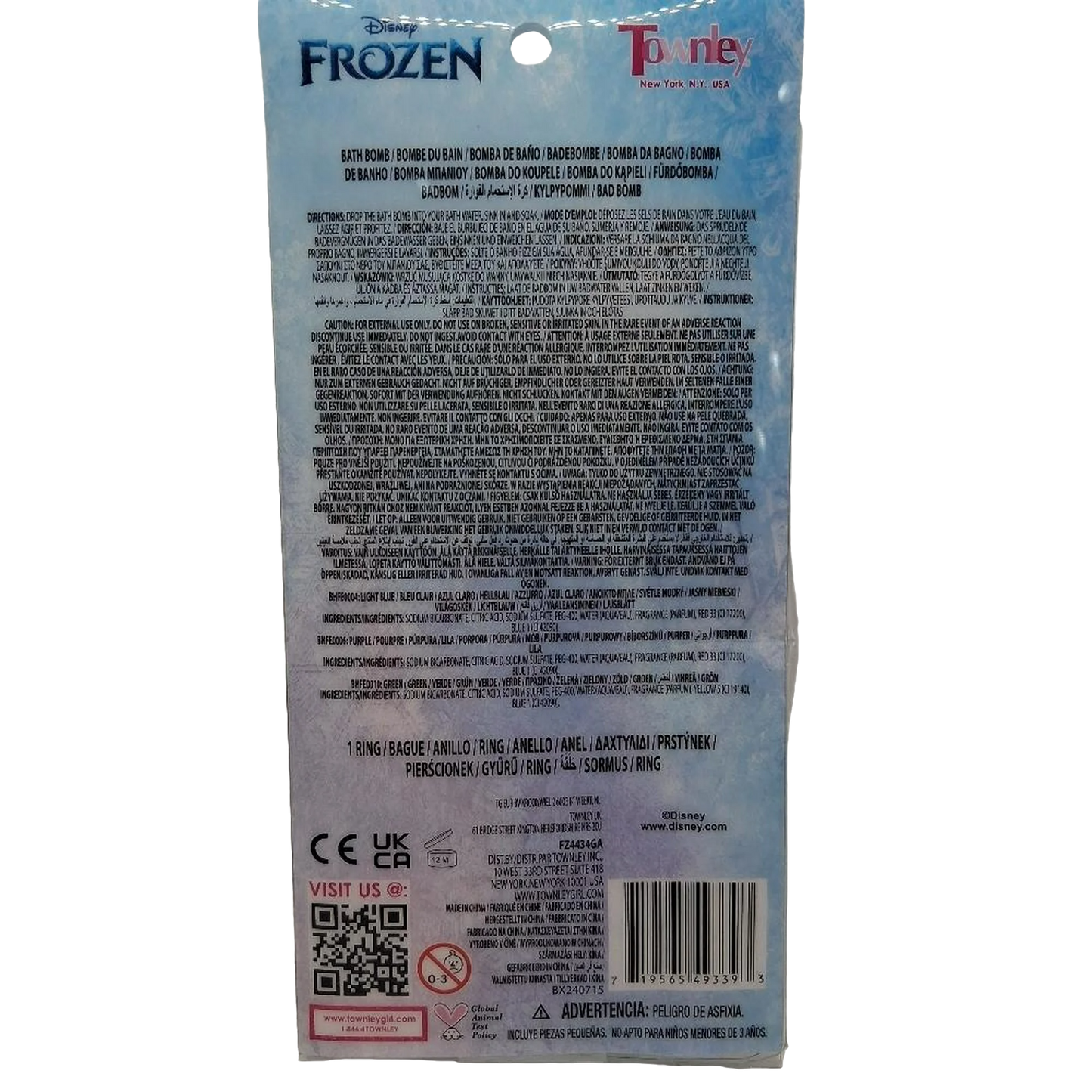 Frozen 3 pack Bath Bomb Surprise, 1 Surprise inside!