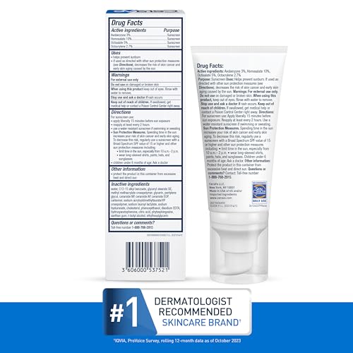 CeraVe Ultra-Light Moisturizing Lotion With SPF 30, Daily Face Moisturizer with SPF, Formulated with Hyaluronic Acid & Ceramides, Broad Spectrum SPF, Oil Free, Matte Finish, 1.7 Ounce