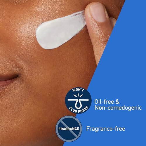 CeraVe AM Facial Moisturizing Lotion with SPF 30, Oil-Free Face Moisturizer with SPF, Formulated with Hyaluronic Acid, Niacinamide & Ceramides, Non-Comedogenic, Broad Spectrum Sunscreen, 3 Ounce
