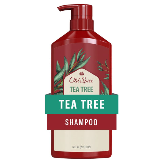 Caseeto Old Spice Reinvigorate Shampoo with Tea Tree Shampoo for Men, 650 Milliliters