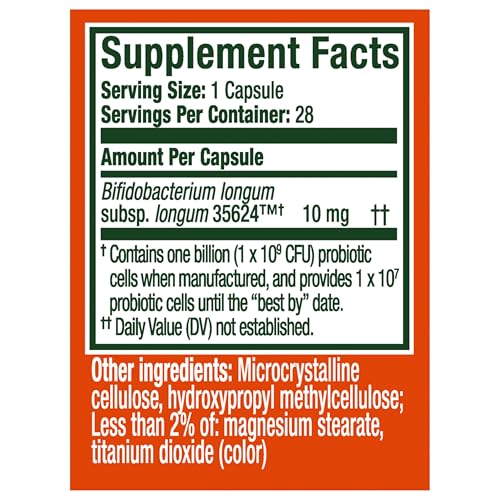 Align Probiotics, Probiotic Supplement for Daily Digestive Health, 28 capsules, #1 Recommended Probiotic by Gastroenterologists (Packaging May Vary)