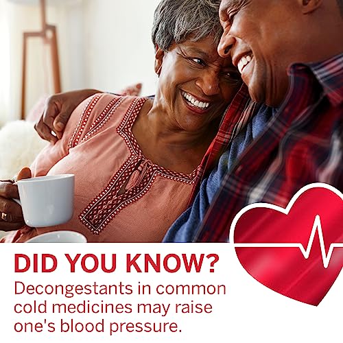 Coricidin HBP, Decongestant-Free Cold Symptom Relief for People with High Blood Pressure, Maximum Strength Cold & Flu Day + Night Liquid Gels, 24 Count