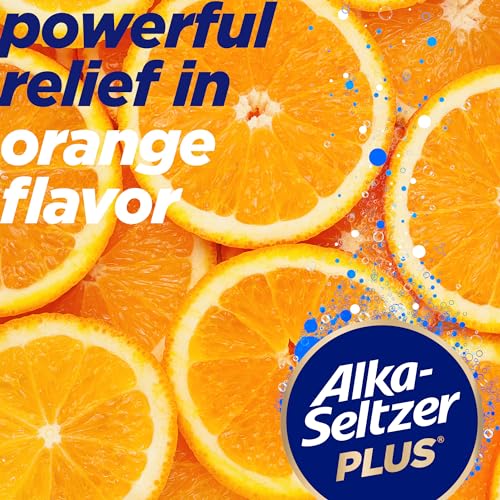 Alka-seltzer Plus Cold & Flu FizzyChews, No Water Needed, On The Go Cold Medicine for Adults, Orange Flavor, 16 Count