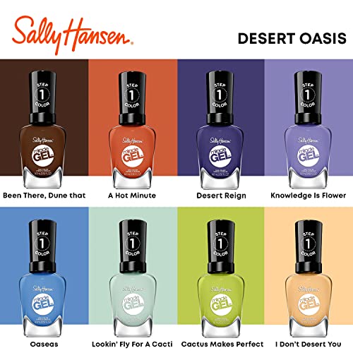 Sally Hansen Miracle Gel™, Desert Reign, Long Lasting, Gel-Like Formula, No UV Lamp Needed, Purple Nail Polish