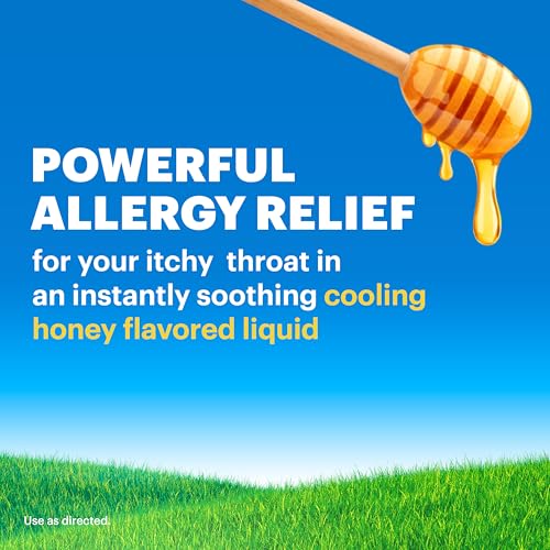 Claritin® Liquid, Allergy Medicine for Adults, 24-Hour Non-Drowsy Loratadine 5mg, Antihistamine, Cooling Honey Flavored, 8 fl. oz