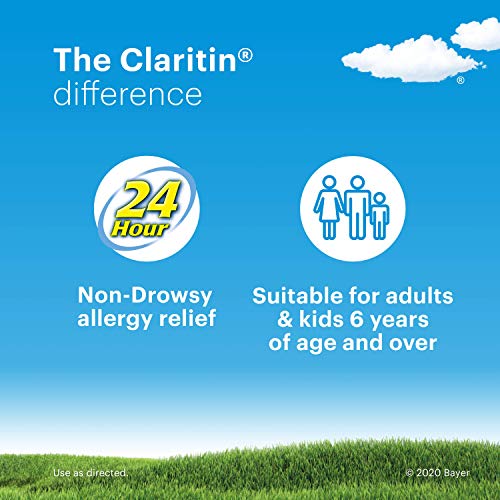 Claritin 24 Hour Non-Drowsy Allergy Tablets, 10 mg, 20 Count