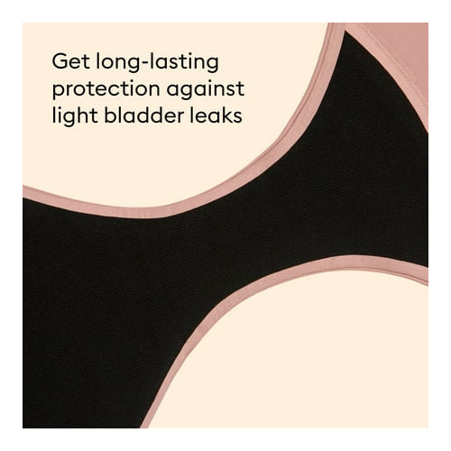 Thinx For All Leaks Light Absorbency Hi-Waist Bladder Leak Underwear, Medium, Desert Rose
