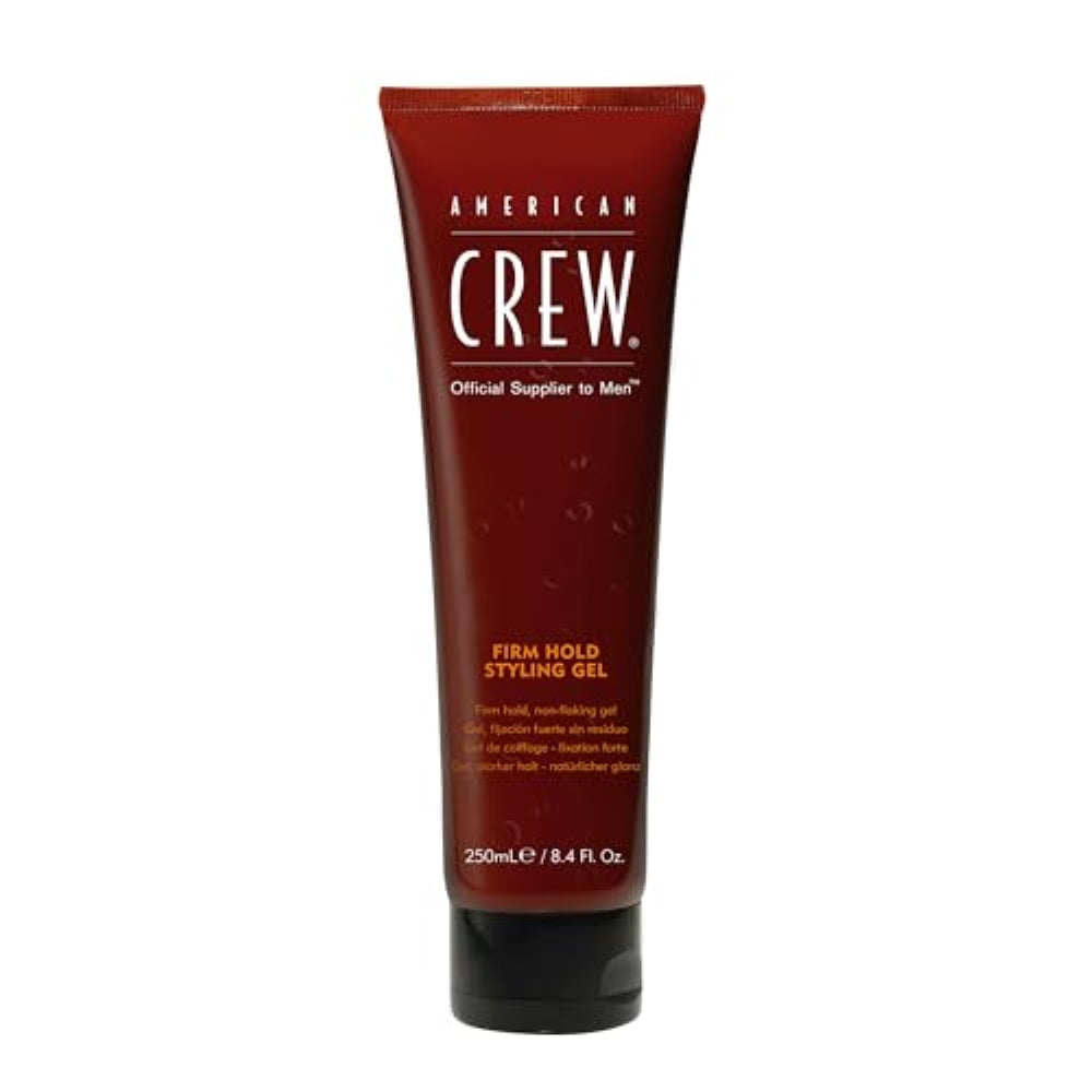 American Crew Men's Hair Styling Gel, Firm Hold, Non-Flaking, 8.4 fl oz