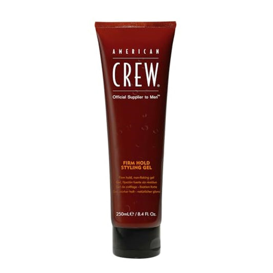 American Crew Men's Hair Styling Gel, Firm Hold, Non-Flaking, 8.4 fl oz