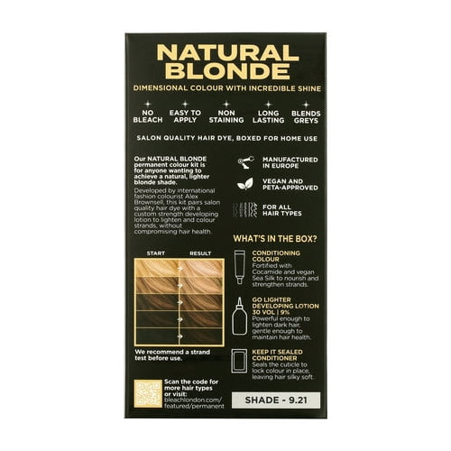 NO BLEACH LONDON, NATURAL BLONDE PERMANENT KIT