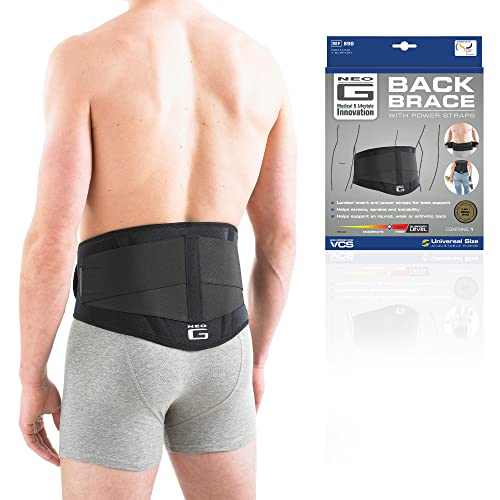 Neo-G, Back Brace with Power Straps, 1 Count