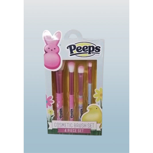 Peeps Cosmetic Brush Set, 4 piece Set, 2025,  New In Box