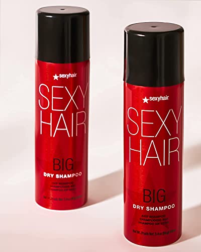 SexyHair Big Dry Shampoo, 3.4 Oz | Remove Oils and Impurities | Provides Additional Volume | All Hair Types