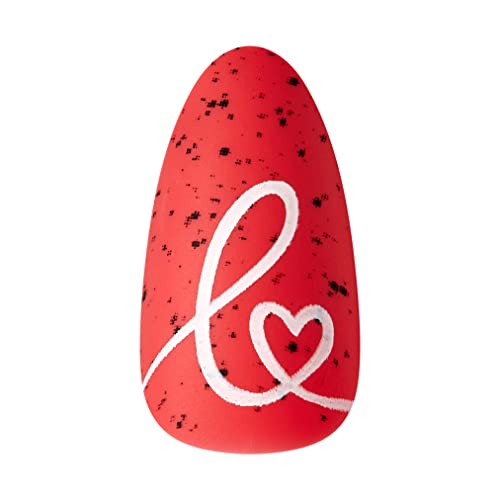 KISS Voguish Fantasy Valentine’s Day Fake Nails, ‘Be MINE’, 28 Count