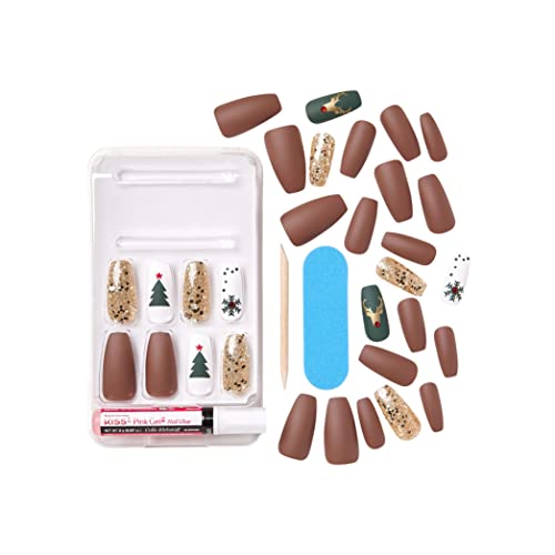KISS Limited Edition Special Design Ready-To-Wear Gel Press-On Nails - North Pole (North Pole)