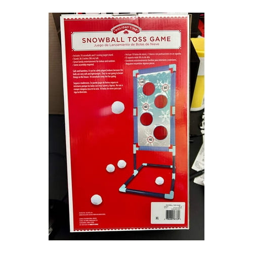 Holiday Time Men's Snowball Toss Game