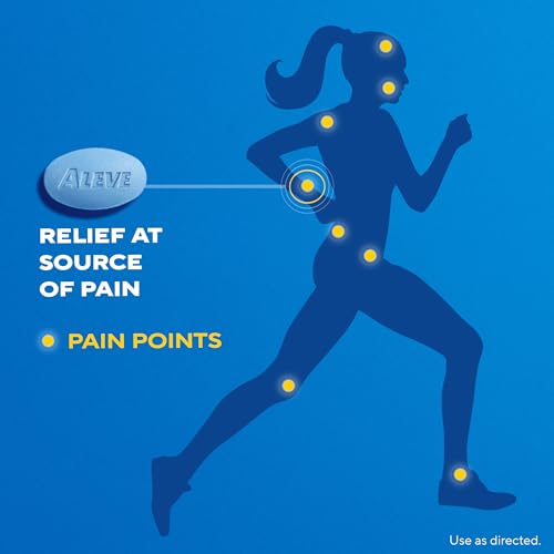 Aleve Pain Relief Naproxen Sodium Caplets ‐ 24 Count
