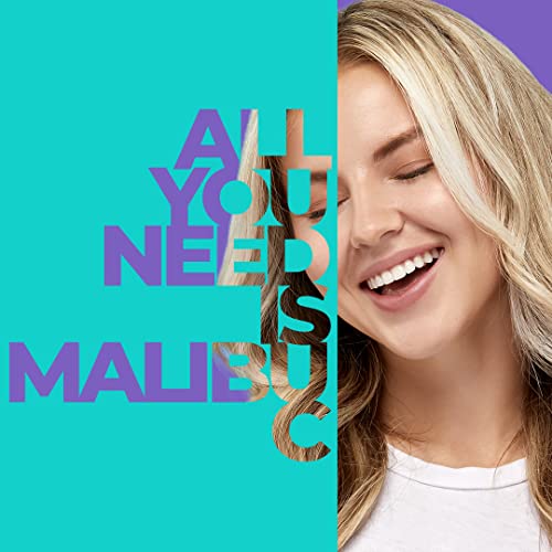 Malibu C Blondes Enhancing Shampoo - Sulfate-Free Purple Shampoo for Blondes - Helps Preserve Highlights & Remove Brassiness - Moisturizing & Revitalizing Hair Care (9 oz)