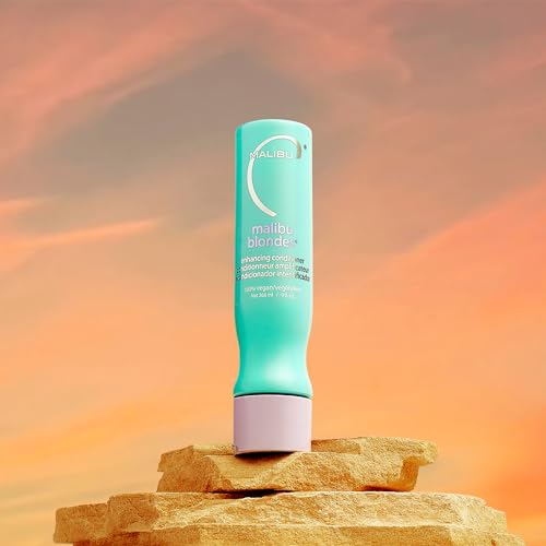 Malibu C Blondes Enhancing Conditioner (9 oz) - Hair Hydrating Conditioner for Natural + Processed Blondes - Protects Hair from Discoloration & Damage