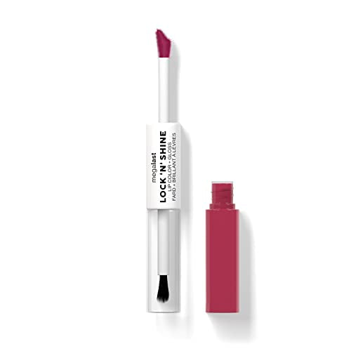 wet n wild Megalast Lock 'N' Shine Lip Gloss Color + Gloss Lipstick La Pink