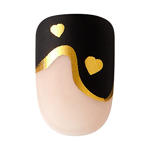 KISS imPRESS Press-On Manicure Limited Edition Valentine Nails, ‘Heart Beat’, 30 Count