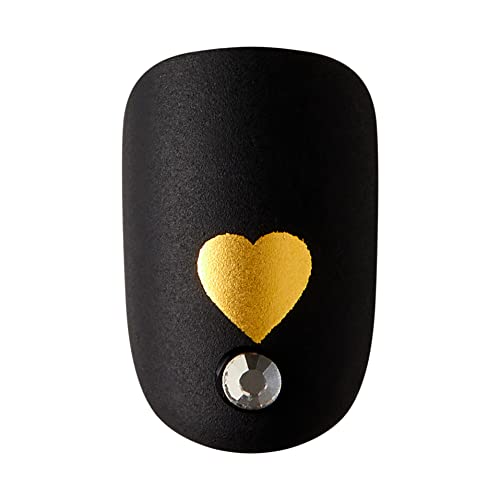 KISS imPRESS Press-On Manicure Limited Edition Valentine Nails, ‘Heart Beat’, 30 Count