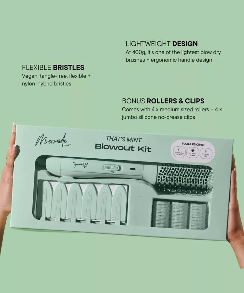 Mermade Hair That's Mint Three Piece Blowout Kit