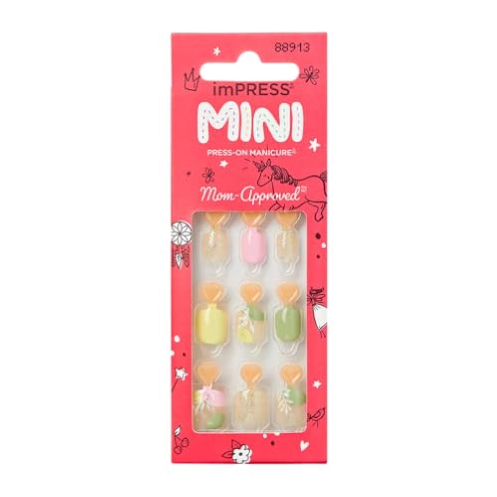 ImPRESS Mini Press-On Manicure False Nails -Flower Petals